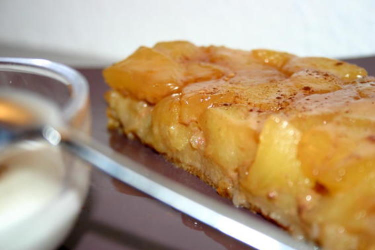 Tarte tatin caramel à la fleur de sel Tarte tatin caramel à la fleur de sel